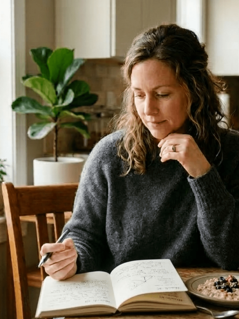 woman struggling with weight loss reviewing metabolism and lab patterns